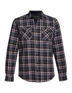 Camisa PLAID FLANNEL Azul - Rojo