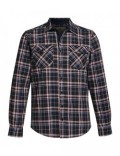 Camisa PLAID FLANNEL Azul - Rojo