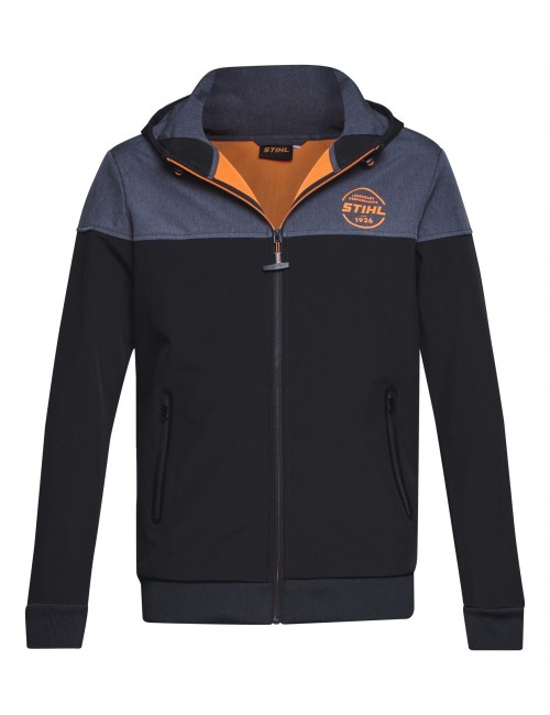 Chaqueta softshell con logotipo en círculo- HOMBRE