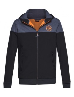 Chaqueta softshell con logotipo en círculo- HOMBRE