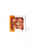 Juego de 4 bolas de Navidad ICON