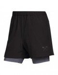 Pantalón corto ATHLETIC LAYER Negro - Gris